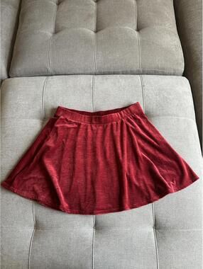 So Brand Velvet Mini Skirt